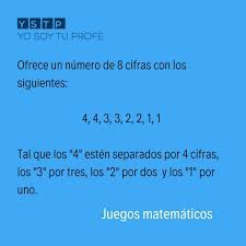 No sé si tantos, digo, creo que los problemas mentales no son exclusivos y creo que los matemáticos no están por encima de la media. 5 Retos Matematicos Para Despertar La Mente En Familia Yo Soy Tu Profe