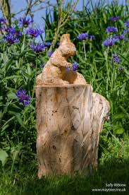 Working On Another Red Squirrel Chainsawcarving Sculpture Wildlifeart Artist Garden Gardendesign Woodworking Carv Wood Carving Wooden Sculpture Carving