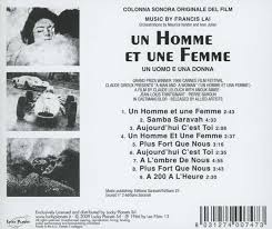Check spelling or type a new query. Francis Lai Filmmusik Un Homme Et Une Femme O S T Cd Jpc