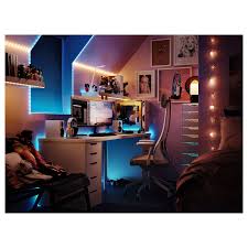 Linnmon Alex Table White 78 3 4x23 5 8 Ikea In 2021 Room Setup Gaming Room Setup Gamer Room Decor