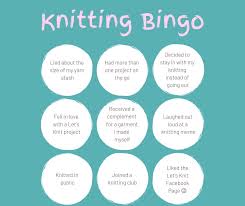 Knitting bingo is a fun and free game for knitters! Pete Ackers Greenackers2017 Twitter