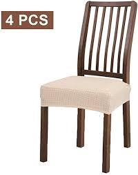 Patiomatrix Spandex Dining Chair Seat Covers Jacquard Stretch Chair Seat Cushion Covers R Seat Covers For Chairs Dining Room Seating Dining Chair Seat Covers