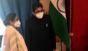 According to media reports, the chief minister said, our chief secretary alapan bandyopadhyay retired today; Ofhgcvqmy T36m