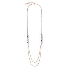 199,99 € 299,00 € 1. Coeur De Lion Halskette Geocube Kette Large Blau 505310 0700 0 Topas