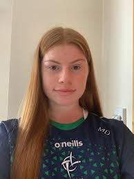 Name: Mia Doherty * Position: Half Back • Club: Leixlip • Favourite food:  Pizza/ Fresh Fruit/ BBQ • Favourite TV show: Grey's Anatomy • Favourite  drink: Water • Favourite sporting venue: