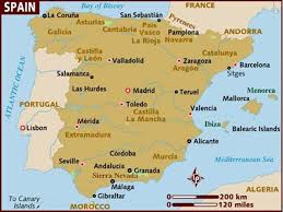 Gran mapa detallado de españa con ciudades. Eurofarms Map Of Spain Spain Mapa De Espana Mallorca