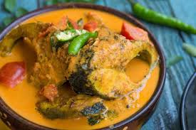 fish in mustard sauce spicy,tangy