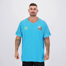 Maybe you would like to learn more about one of these? Camisa Umbro Santos 2018 Goleiro Azul Cinza Esc Menor Preco Com Cupom