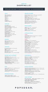 Clean Eating Plan Week 1 Shopping List Clean Eating Plans Healthy Shopping Healthy Shopping List