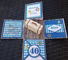 Deswegen haben wir für sie eine umfangreiche sammlung an mustertexten, gedichten und sprüchen für ihre einladungskarten zum 70. 70 Explosionsbox Bayrisches Fest Handgearbeitet