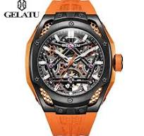 Factory OEM ODM Fast Dropship Factory Gift Watches OEM Stock Gelatu 6008  Watch Fully Automatic Mechanical Waterproof Men Watch