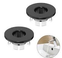 Black Sink Overflow Ring 2-Pack Black Sink Overflow Cover ...