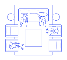 Frame components are secured with combinations of glue, blocks, interlocking panels and staples. Living Room Layouts Dimensions Drawings Dimensions Com