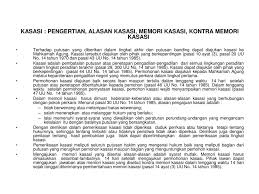 Edi suwarsono bertepat tinggal di jalan ahmad yani no.30 jakarta semula tenggugat kemudian perbanding dan sekarang pemohon kasasi : Upaya Hukum Ppt Download