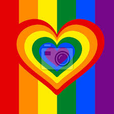 Alles liebe zum valentinstag papierherzen farbiges herz. Regenbogenherz Herz Lgbt Farbe Symbol Der Homosexuellen Liebe Leinwandbilder Bilder Bisexuell Toleranz Nubes Myloview De