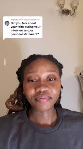 Replying to @e.laineeeee This allows the school you’re interviewing at to  see different sides of you🥹 so don’t hesistate to share that side of  yourself especially if it plays an important role in your ...