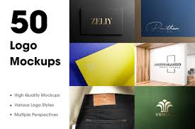 50 Logo Mockup Branding Bundle V1 In 2020 Logo Mockup Branding Mockups Mockup Design