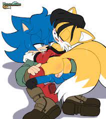 ass femboy gay gloves hair tuft male miles (anti-tails) original  character penis pepamintop sega sonic (series) sonic the hedgehog (series)  thighhighs yaoi 