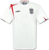 After sharing kit duties with umbro since 1958, bukta took over the manufacture of england's kit in 1961. 2005 2006 Home England Football Shirt Football Shirts England Shirt