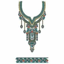 This product is no longer in stock. Cotton Mixed Fancy Necklace Embroidery Pattern Neck Embroidery Design Size Regular Rs 850 Design Id 22831495155