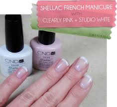 Mani Monday Shellac French Manicure Options Cnd Shellac