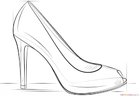 How To Draw A High Heel Shoe Step By Step Drawing Tutorials Drawing High Heels Shoes Drawing Shoe Design Sketches The base of the body is done, so you can now finish it any way you. how to draw a high heel shoe step by