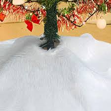 Traditional, glam, modern, coastal, rustic, boho, contemporary Awtlife Luxury Faux Fur Christmas Tree Skirt 60 Inches Soft Snow White Elegant For Holiday Decor Buy Online In Angola At Angola Desertcart Com Productid 87859244