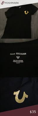 Black And Gold True Religion Shirt Womens Pin On My Posh Picks
