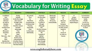 Vocabulary For Writing Essay English Study Here When An How Do You Ukbestpapers Essay Writing English Study Science Quotes
