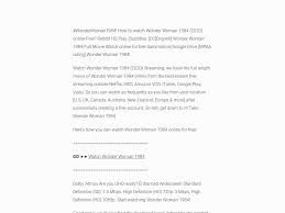If you want to see the movie on netflix from the list, then click on the n symbol to head over to to prevent anymore lost limbs throughout reddit, correctly escape the arms and shoulders by. Reddit Hq Watch Wonder Woman 1984 Free Online