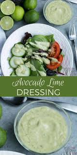 A Dairy Free Avocado Dressing With No Sour Cream Or Yogurt Making It Paleo Friend And Low Delicious Salad Dressings Dairy Free Salad Dressing Dairy Free Salads