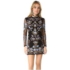 Free People Royal Bodycon Mini Dress 350 Liked On Polyvore Featuring Dresses Black Combo Bodycon Mini Dress L Long Sleeve Boho Dress Mesh Dress Dresses