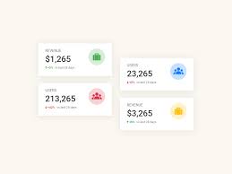 This is how we start. Statistics Card Ui Design Html Css Sass Bootstrap Fontawesome Kiran Workspace
