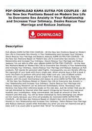 We did not find results for: Pdf Download Kama Sutra For Couples All The New Sex Positions Based On Modern Sex Life To Overcome Sex Anxiety In Your Relationship And Increase Your Intimacy Desire Rescue Your Marriage And