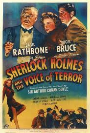 Sherlock Holmes And The Voice Of Terror 27x40 Movie Poster 1942 Sherlock Sherlock Holmes Terror Movies