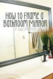 Mirr Edge Frames For Bathroom Mirrors Bathroom Mirrors Diy Diy Remodel Bathroom Mirror Frame