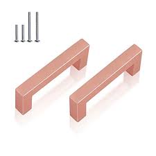 These gliderite cabinet pulls are an easythese gliderite cabinet pulls are an easy way to update your home's decor without a major overhaul. 5 Pack Square Drawer Pulls Rose Gold Cabinet Handles 3 Inch Square Bar Cabinet Pull Drawer Handle Stainless Steel Modern Hardware For Kitchen Bathroom Diameter 12mm 1 2 Inch Hole Centers 76mm 3inch Buy Online In Antigua And Barbuda At Antigua