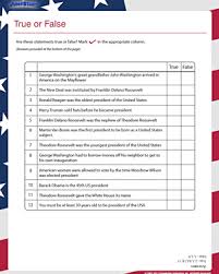 Take this short quiz and find out! True Or False Presidents Day Kids Activity Jumpstart