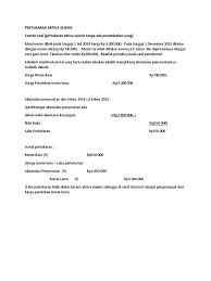 Soal dan jawaban aktiva tetap. Pertukaran Aktiva Sejenis Contoh Soal