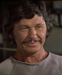 Charles Bronson as Nick Colton in classic action film Breakout, 1975