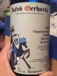Weinbautradition aus rheinhessen wein, der mir schmeckt! Jakob Gerhardt Oppenheimer Schloss Bacchus Kabinett Vivino