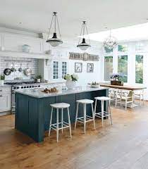 And the black sink on the top would really make island colors flow.source. Green Kitchen Island With Green Tile Backsplash Freestanding Kitchen Island Ikea Kitchen Design Kitchen Flooring