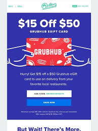 How to use grubhub e gift card. Raise 15 Off Grubhub Starts Now Milled