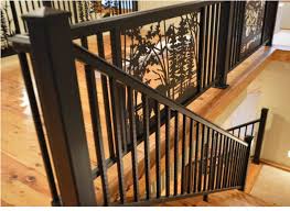Whether indoors or out, the. Baluster For Stairs Deck Loft With Artwork Design Powder Coat Finish