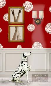 Paper Flower Designer Stencil By Young I D Studio Stencils Diy Wall Stencils Decor Young Id Studio Paint Red Decor Decor Red Walls