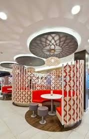 Pin By Obllique Abigael Tay On Interior Fast Food Kfc Mongolia Restaurant Booth Seating Coffee Shop Design Restaurant Interior