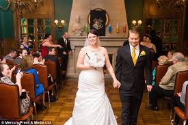 In the end, harry follows dumbledore's advice, trying to understand albus for who he is. Harry Potter Fans Have A Magical Wedding At Hogwarts Daily Mail Online