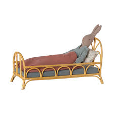 Rattan bett , bett sundnes ikea 140x200 inkl. Puppenhaus Bett Aus Rattan Braun L44 Cm 4 Tlg