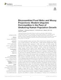 So camels have many great qualities, but how many o f us would describe camels as a beautiful? Pdf Disassembled Food Webs And Messy Projections Modern Ungulate Communities In The Face Of Unabating Human Population Growth