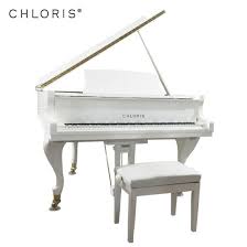 China White Baby Grand Piano Para Venda Hg 152w Com Cabelos Cacheados Pernas Compre Baby Grand Piano Em Pt Made In China Com